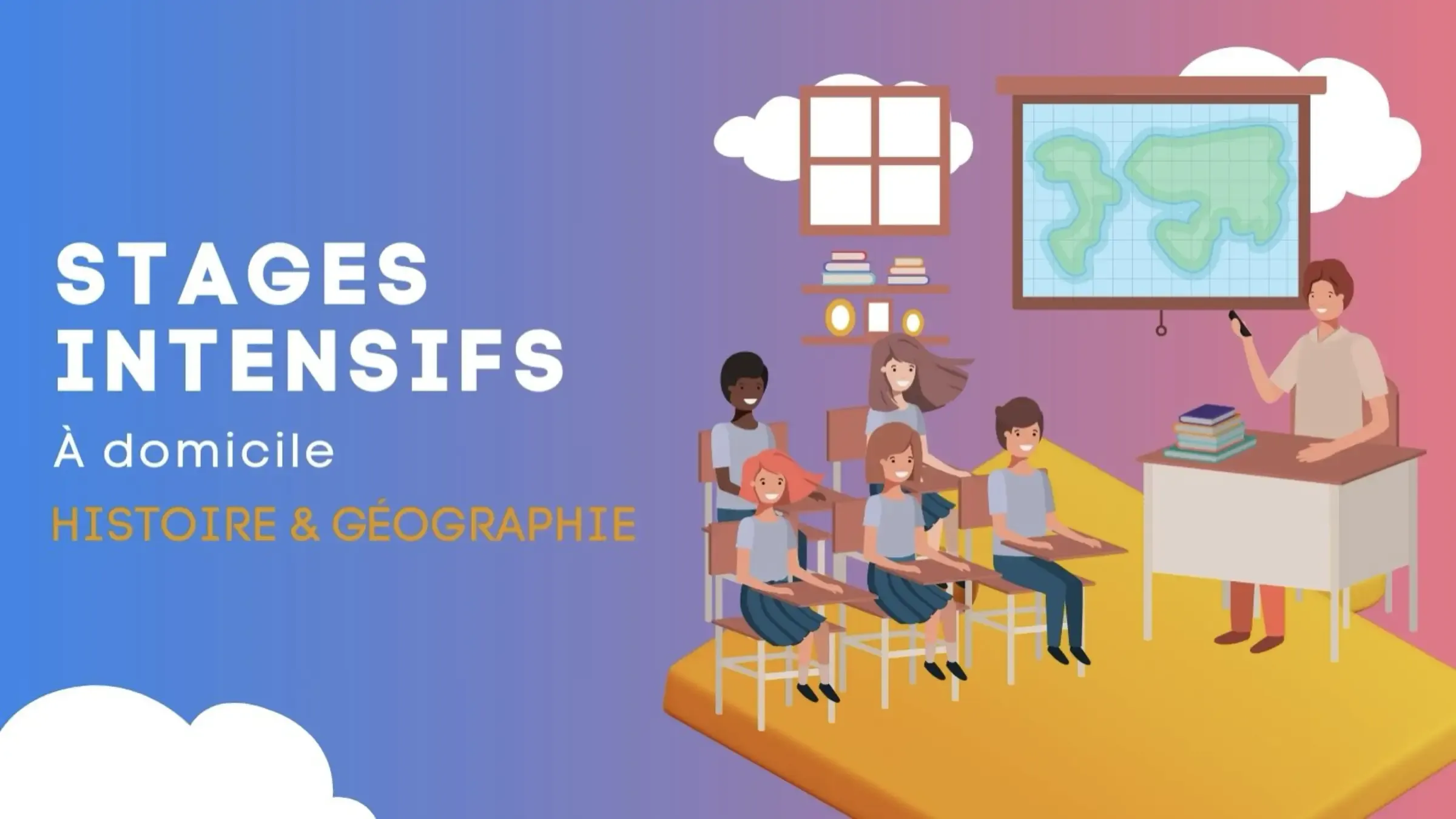 Stages intensifs d'histoire et géographie à domicile - Cours Academy